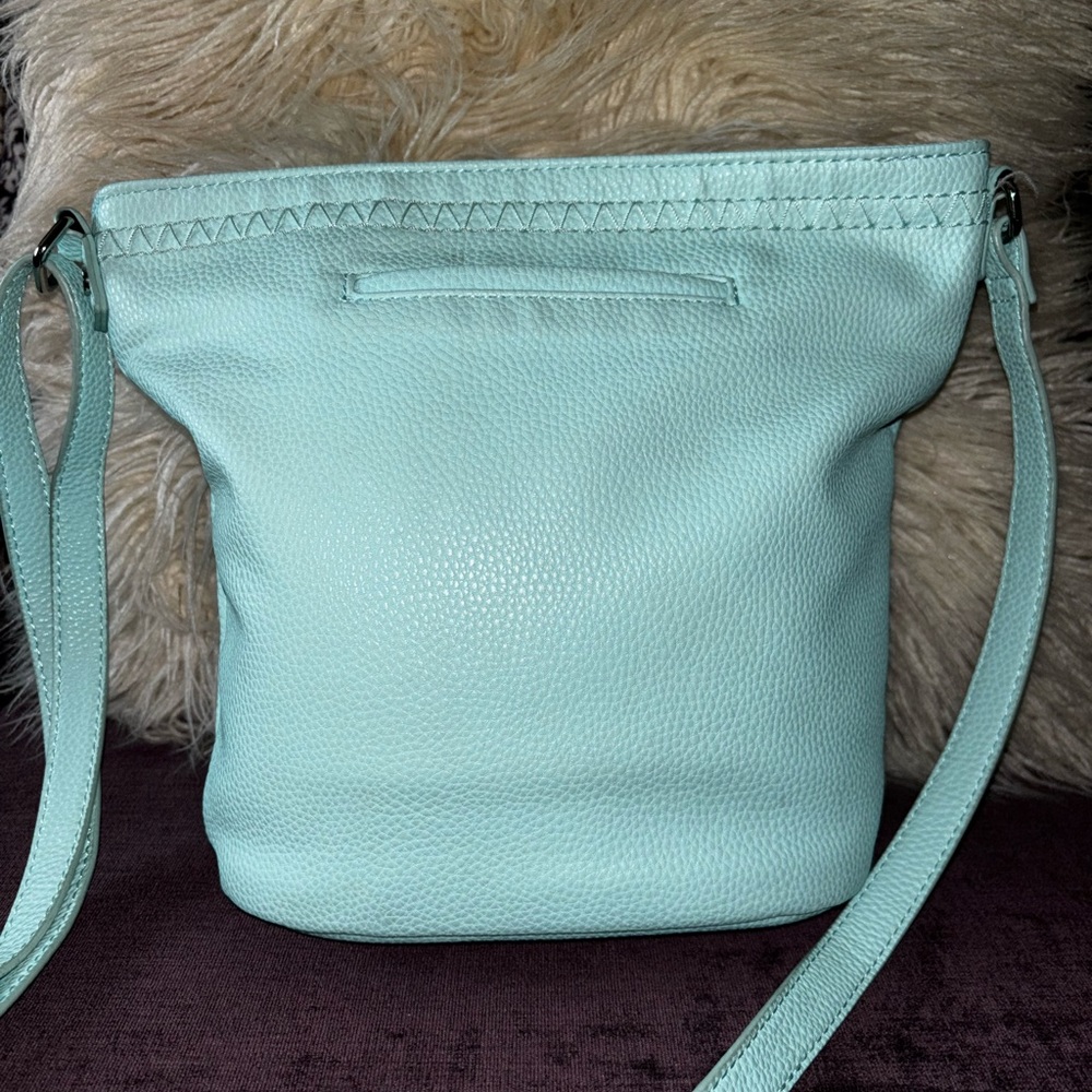 Thirty-One Green Crossbody Bag with Adjustable Strap
